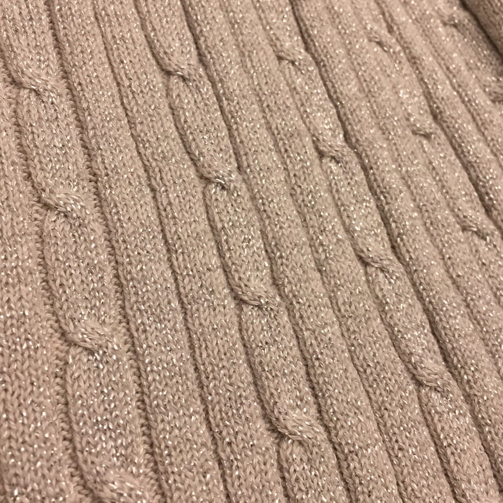 🔵 2/$22❗️Chaps Glitter Knit Full Zip Women’s Sweater - Picture 6 of 6